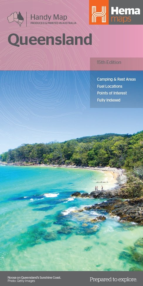 HEMA Maps Queensland Handy Map Edition 15 9781922668776