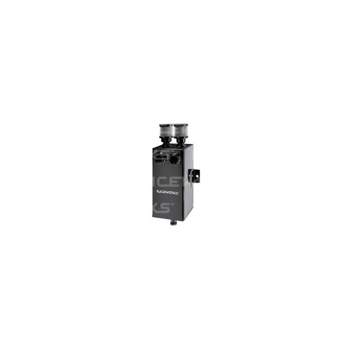 Raceworks Black Aluminium Catch Can With Drain Tap 3.5L