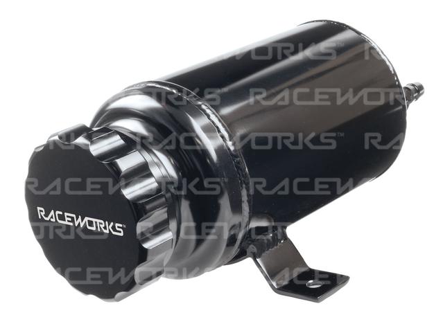 Raceworks Black Make Up Tank 1L (Coolant Overflow) Od 89mm H 180mm