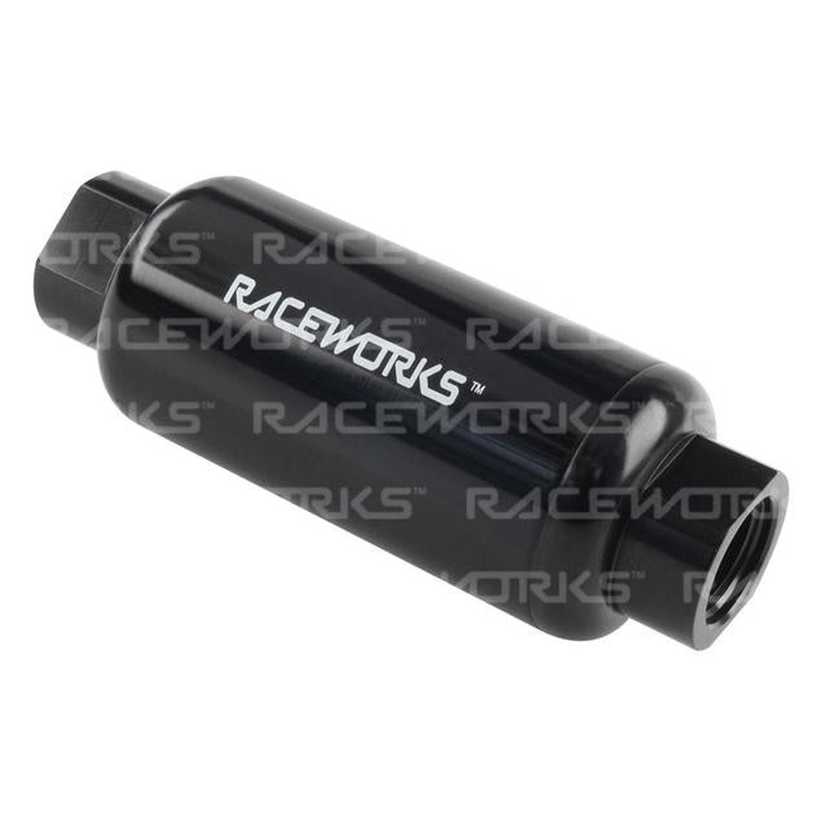 Raceworks An-10 Billet Fuel Filter 75 Micron Od50mm Length 140mm