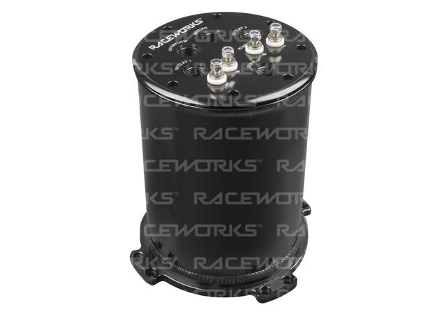 Raceworks 2.8L Surge Tank Suits Single/Twin 39mm-40mm Intank Pumps
