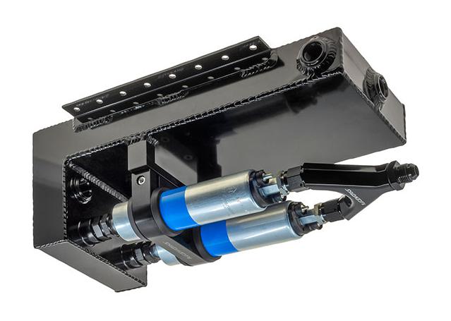 Raceworks 2.5L Undercar Surge Tank Fits Single/Twin 60mm & 43.5mm Intank Pumps