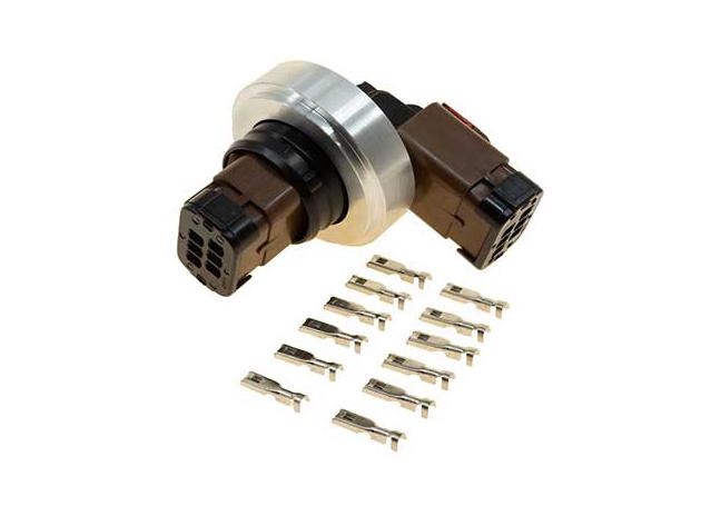 Raceworks Aluminium 6-Pin Electrical Bulkhead Weld On Kits