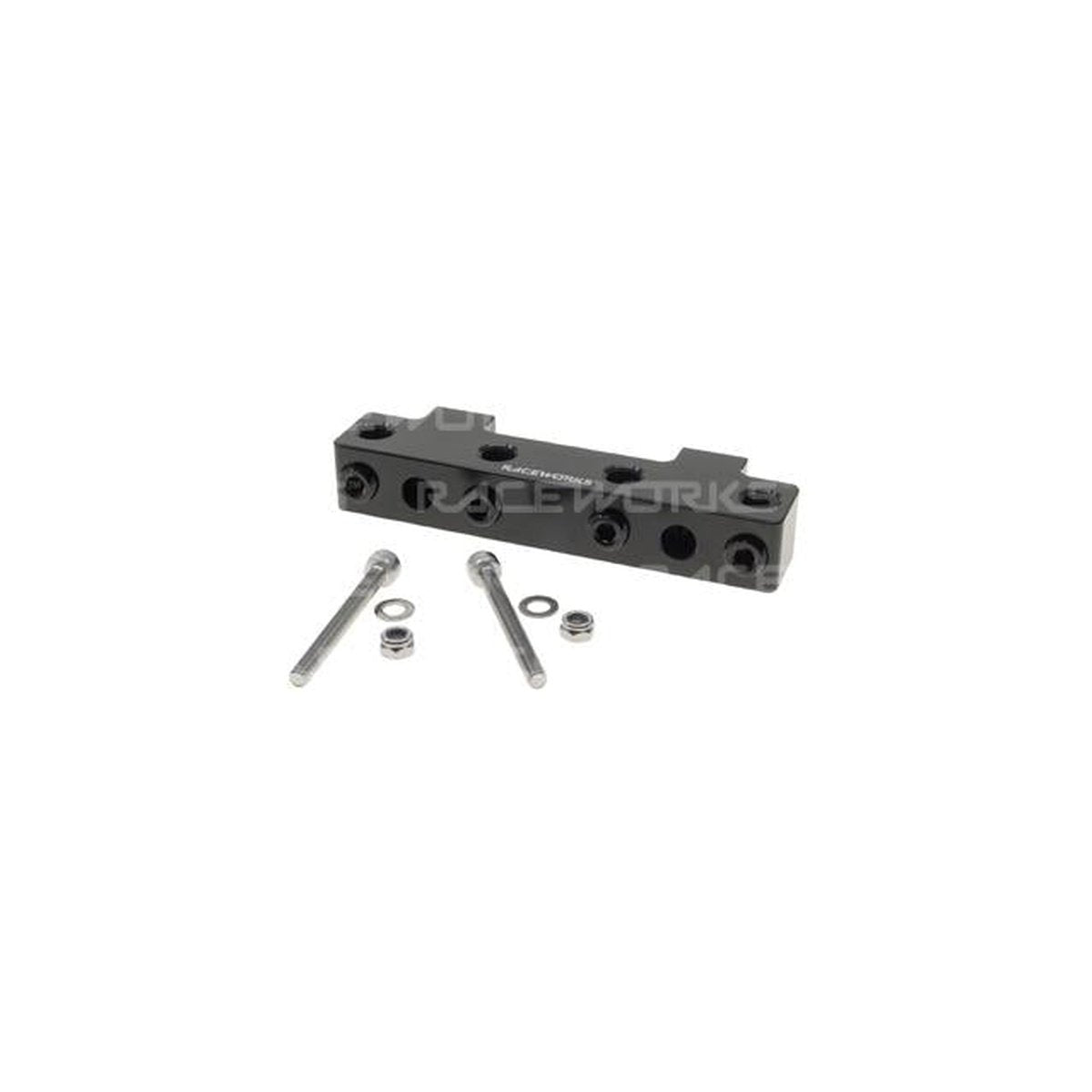 Raceworks 4-Way 12x 1/8in. NPT Ports Remote Sensor Block/Manifolds