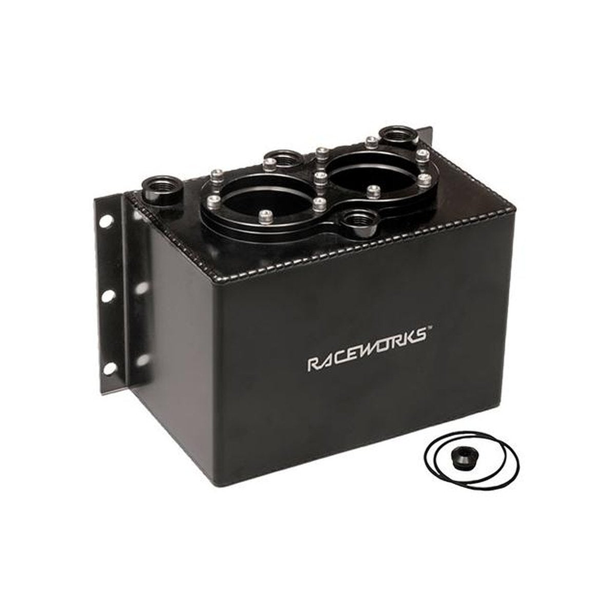 Raceworks 3.0L Surge Tank 4x AN-6 ORB Suits Twin 60mm Pumps