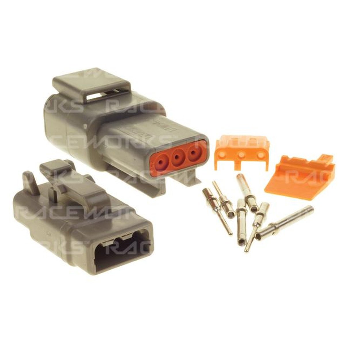 Raceworks Deutsch Dtm 3-Way Connector Kit