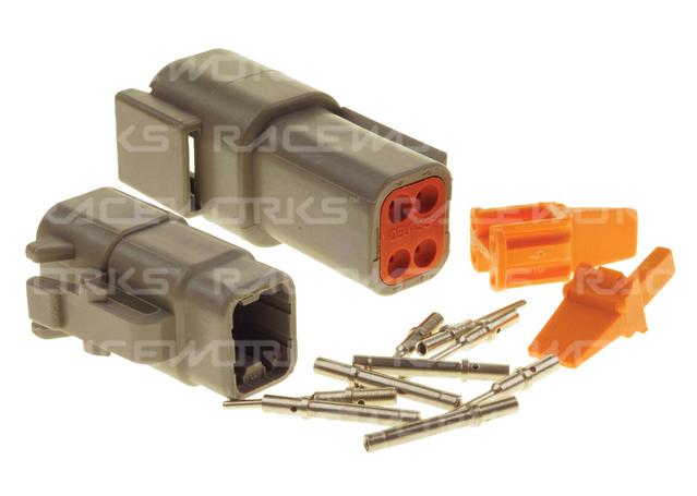 Raceworks Deutsch Dtm 4-Way Connector Kit