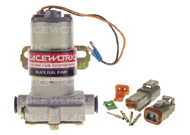 Raceworks Stealth Black Fuel Pump 454Lph @ 9Psi E85 Safe