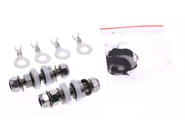 Raceworks Stainless Steel High Current Elec Bulkhead Terminals Fuel Safe (2Pk)