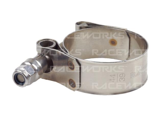 Raceworks T-Bolt Clamp To Suit 1.5" / 38mm Hose (44-52mm)