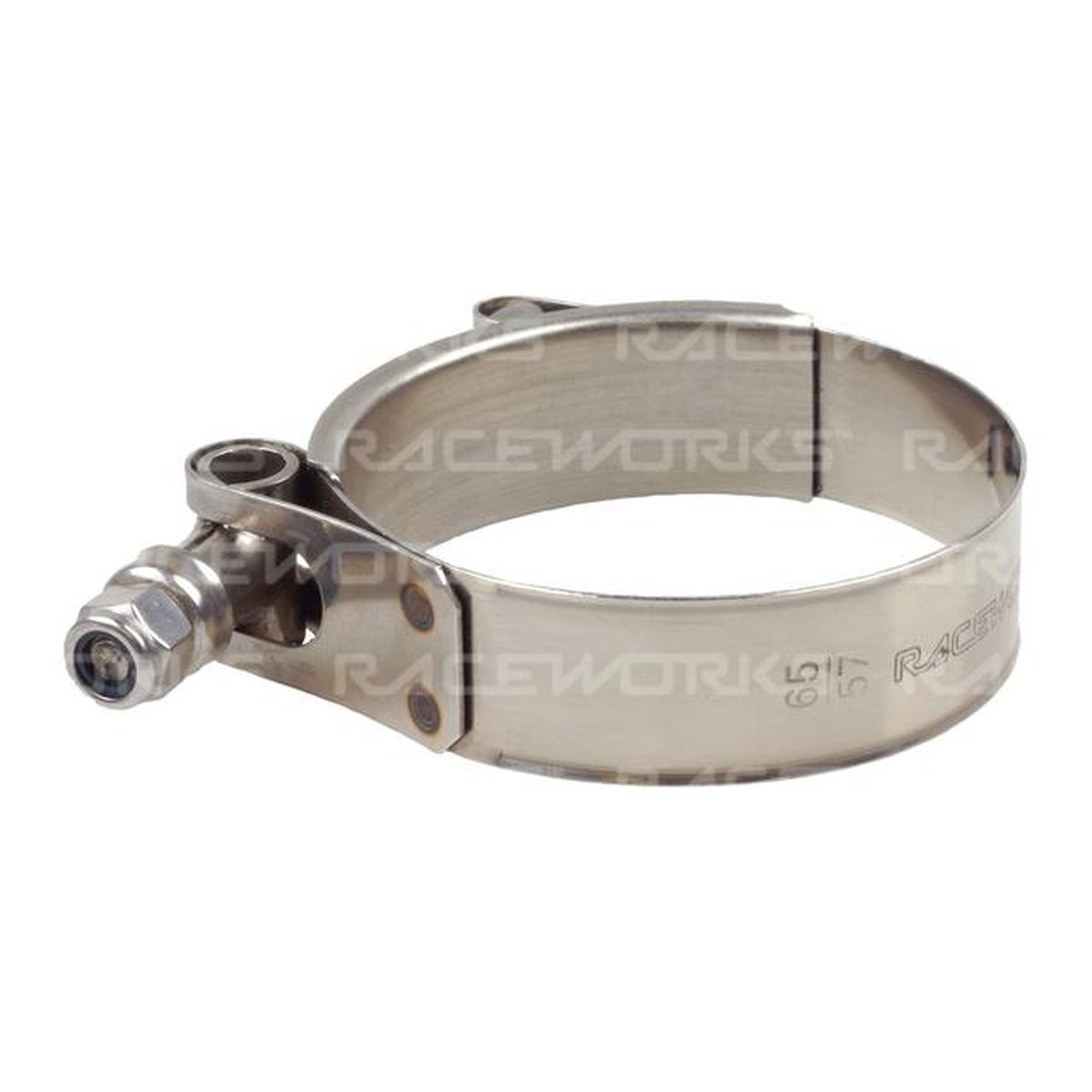 Raceworks T-Bolt Clamp To Suit 2" / 51mm Hose (57-65mm)