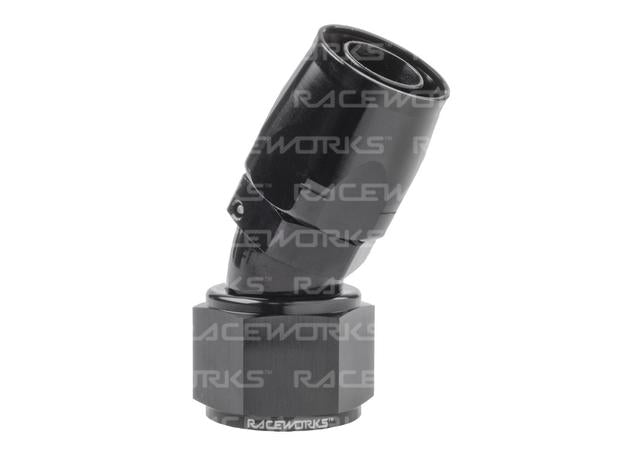 Raceworks Cutter Hose Fitting An-12 30 Deg