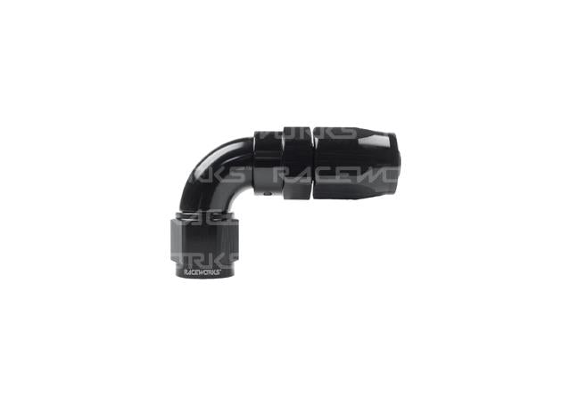 Raceworks AN-8 Aluminium 110 Series 90 Deg Taper Hose End Anodized