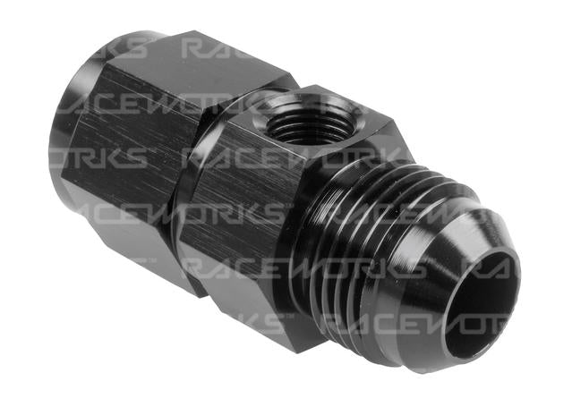 Raceworks Female Swivel To Male An-8 With 1/8" Npt Port
