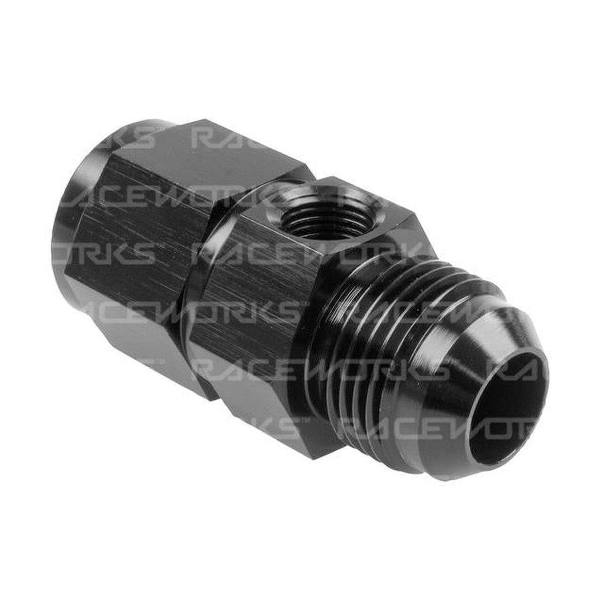 Raceworks Female Swivel To Male An-12 With 1/8" Npt Port
