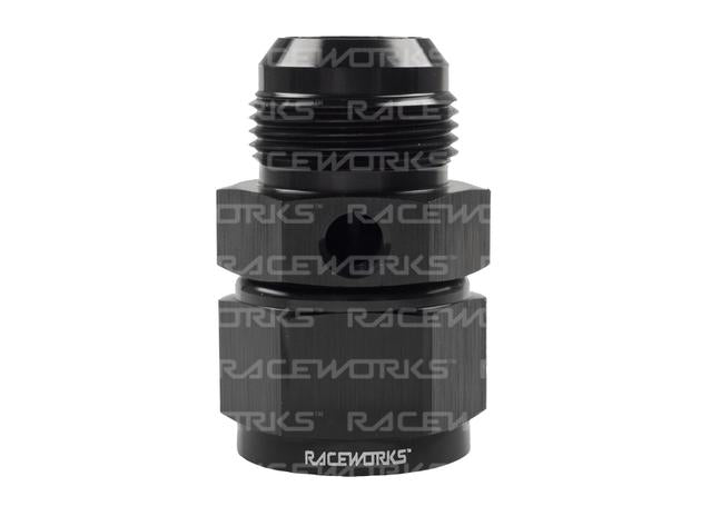 Raceworks Female Swivel To Male An-16 With 1/8''Npt Port