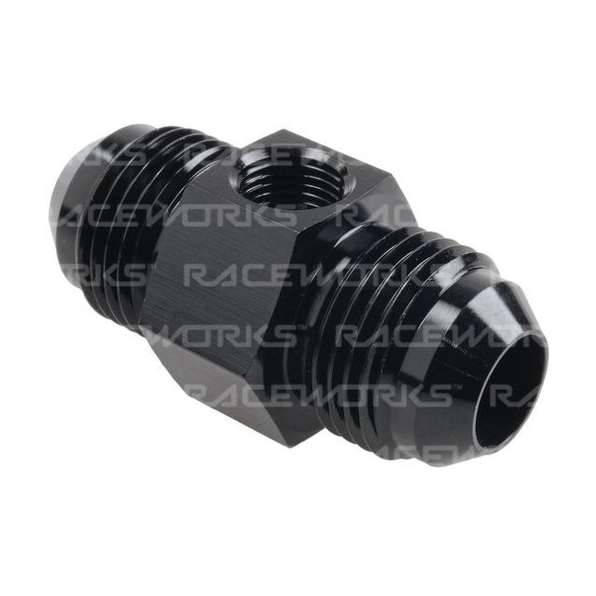 Raceworks An-8 Male To Male With 1/8" Npt Port