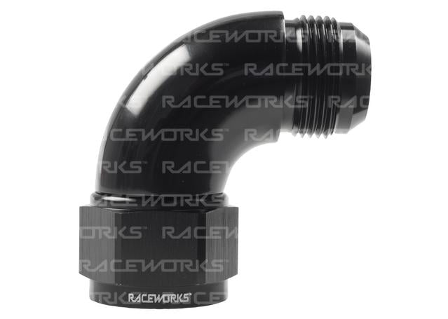 Raceworks Female To Male Swivel Elbow An-16 90 Deg