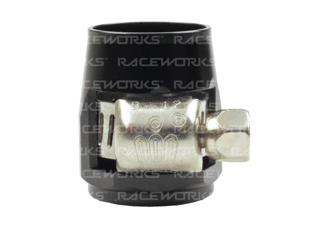 Raceworks Hex Finisher Black Id 12.8mm