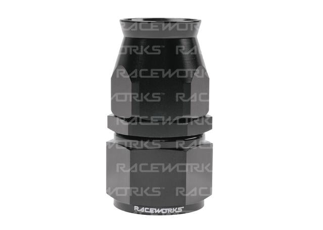 Raceworks Teflon Hose Fitting An-12 Straight