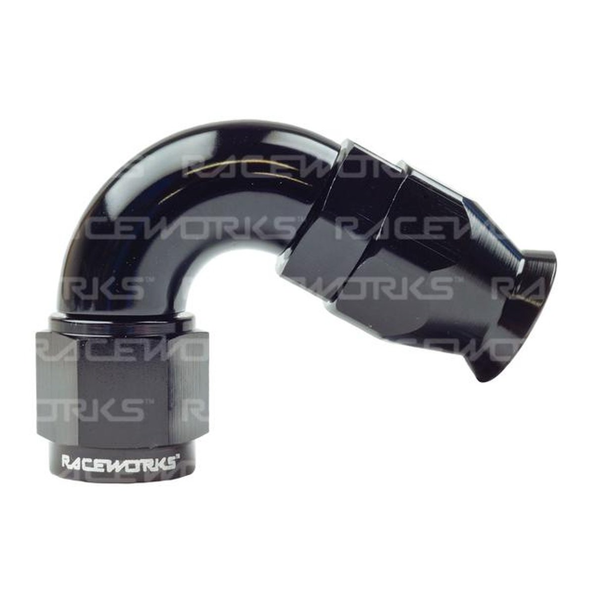 Raceworks Teflon Hose Fitting An-6 120 Deg