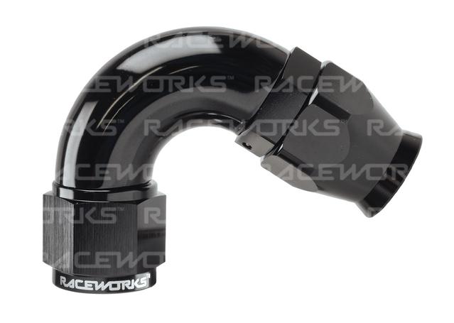 Raceworks Teflon Hose Fitting An-10 120 Deg