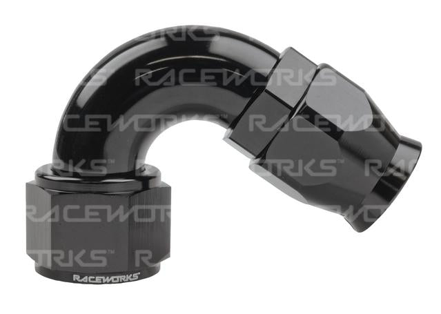 Raceworks Teflon Hose Fitting An-12 120 Deg