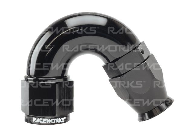 Raceworks Teflon Hose Fitting An-8 150 Deg