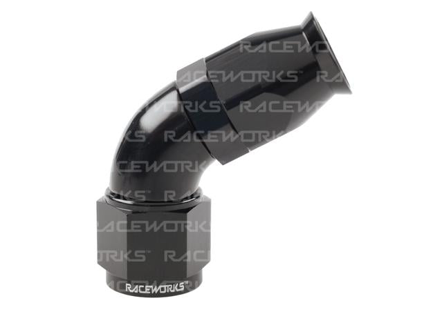 Raceworks Teflon Hose Fitting An-4 60 Deg