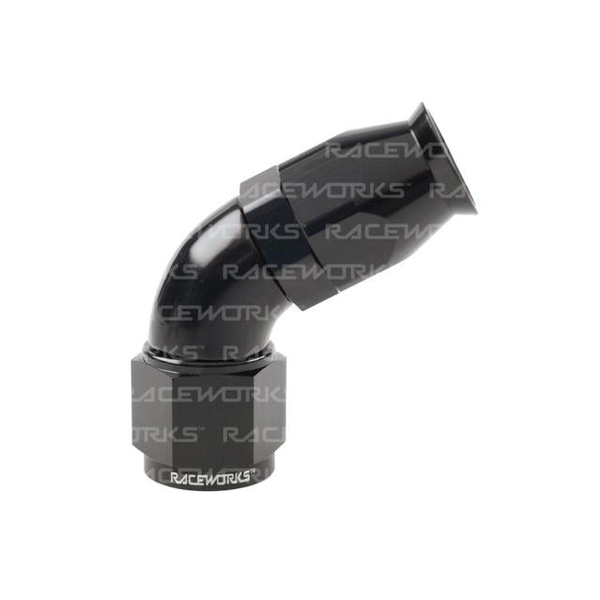 Raceworks Teflon Hose Fitting An-10 60 Deg