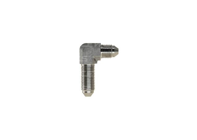 Raceworks AN-3 Stainless Steel 90 Deg Bulkhead Male Flare