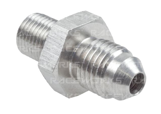 Raceworks Metric Male M10X1.0 To Male Flare An-4 Stainless Steel (Dual Seal)