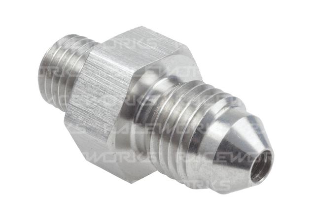 Raceworks Npt Male 1/16" To Male Flare An-4 Stainless Steel