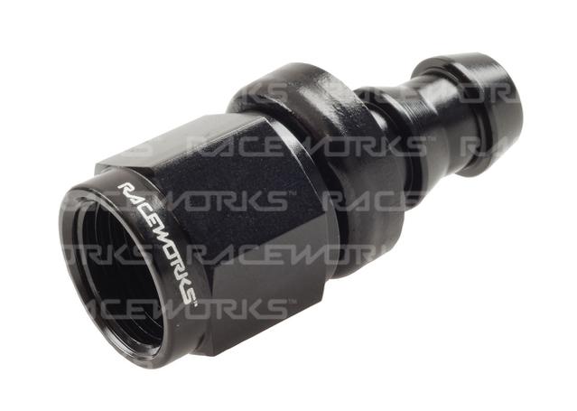 Raceworks Push Lok Hose Fitting An-5 Straight
