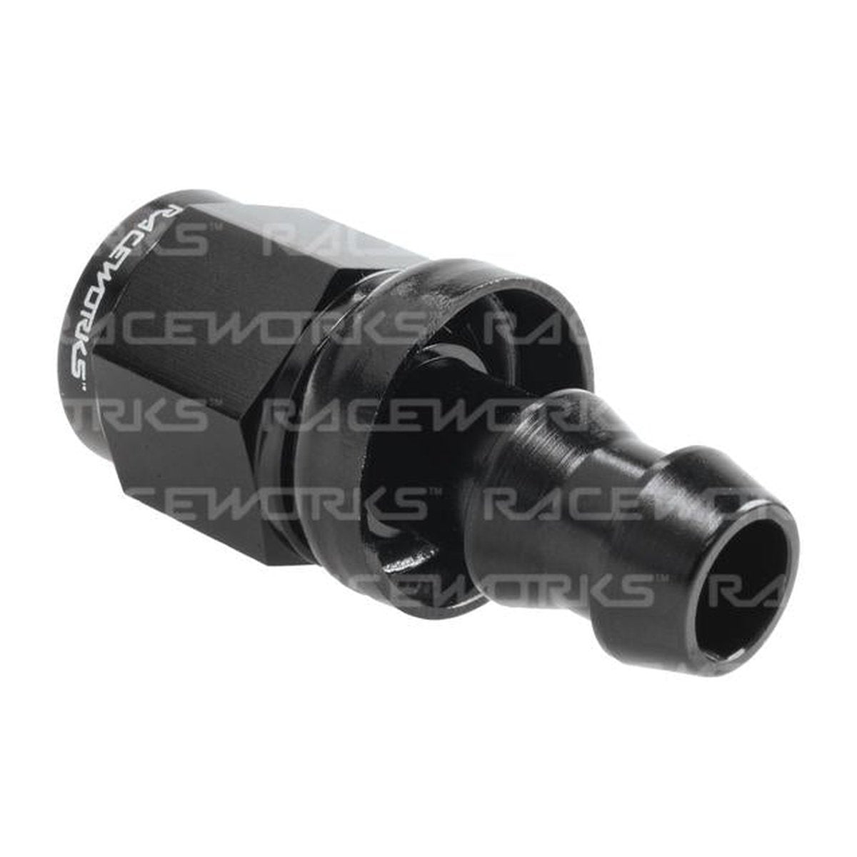 Raceworks Push Lok Hose Fitting An-6 Straight