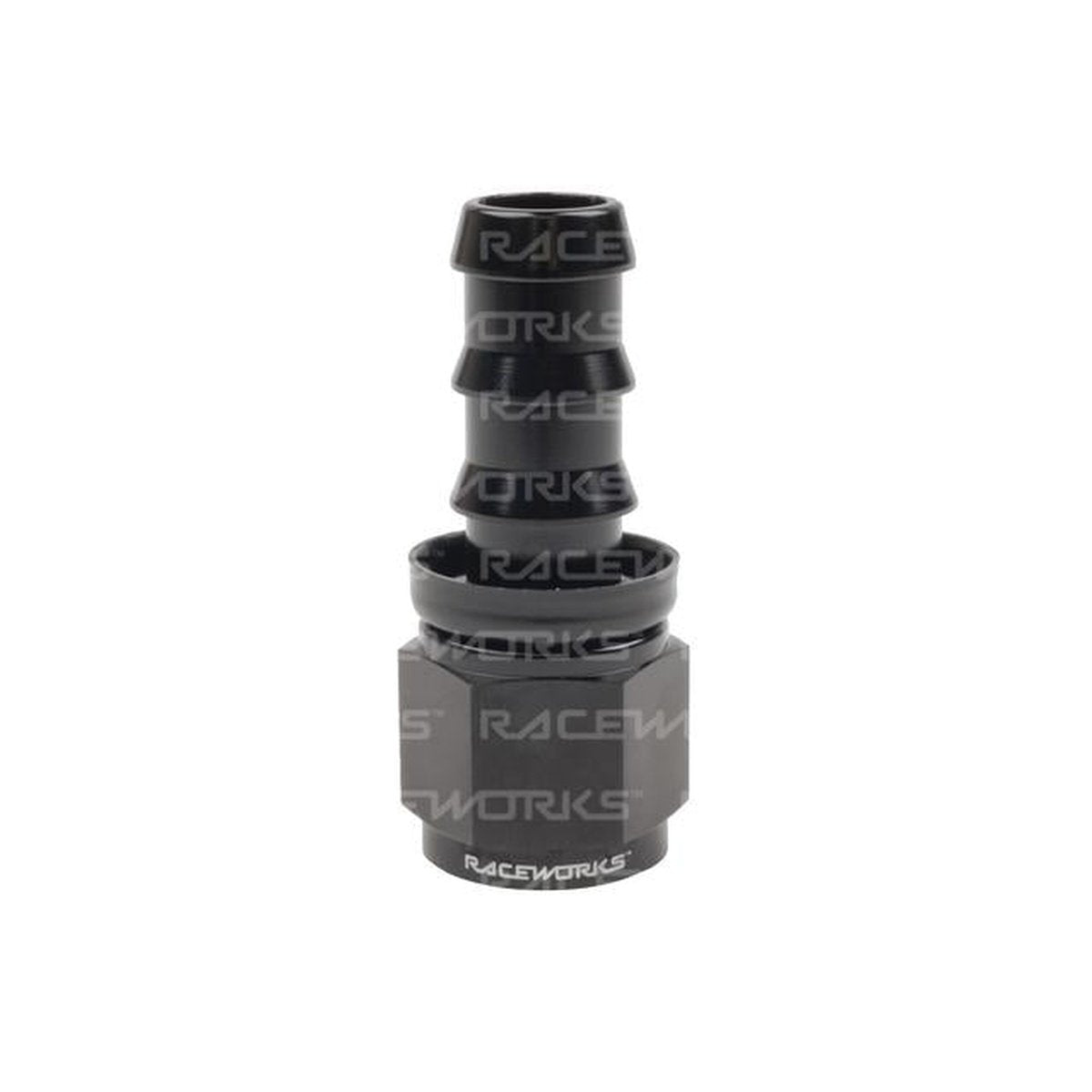 Raceworks Push Lok Hose Fitting An-12 Straight