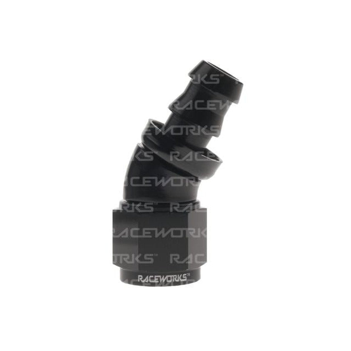 Raceworks Push Lok Hose Fitting An-6 30 Deg