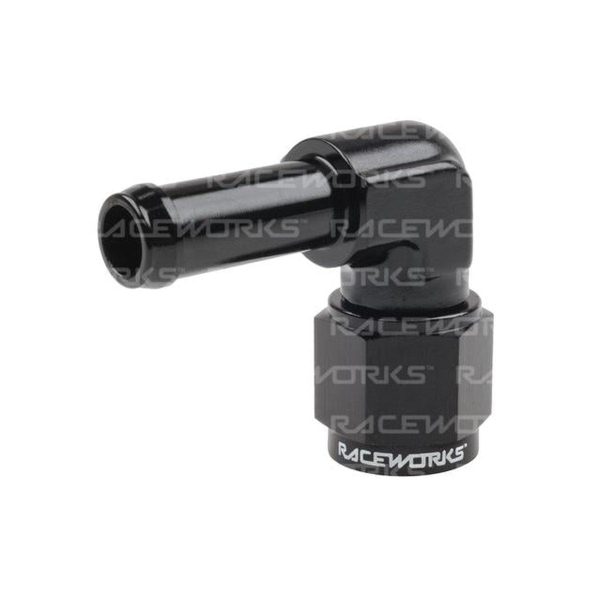 Raceworks Female An-6 To 3/8" Barb 90 Deg