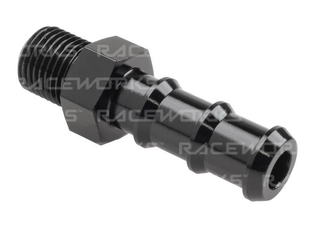 Raceworks Metric Male M10X1.0 To 5/16" Barb