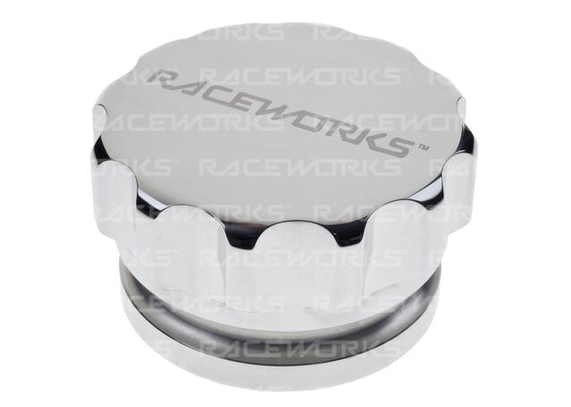 Raceworks Weld On Aluminum Filler With Polished Female Cap 1.5In
