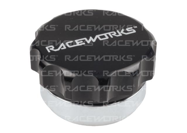Raceworks Weld On Aluminum Filler With Black Male Cap 1.5In