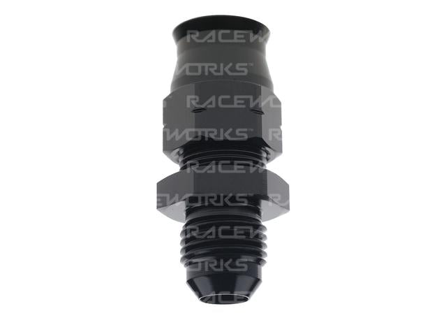Raceworks Male An-6 To 3/8" Straight Tube Adapter