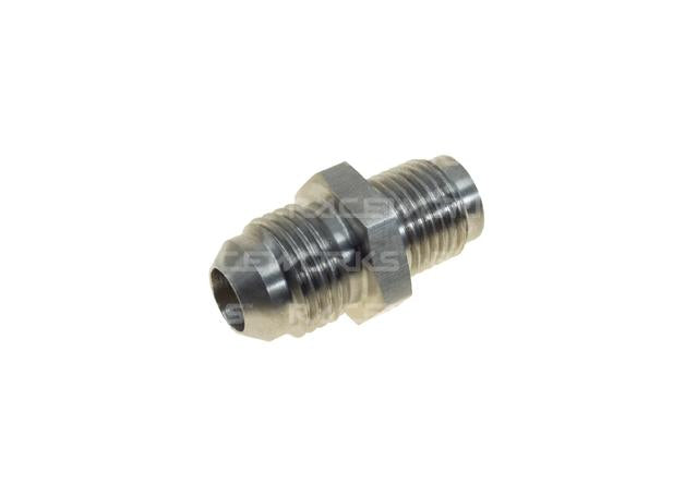 Raceworks Stainless 5/8in.-18 Inverted Flare To AN-6 Male Flare Power Steering Adapter