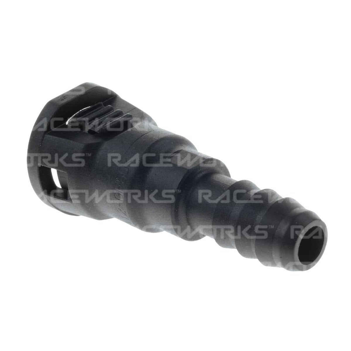 Raceworks Gm Female Efi Adaptor 3/8 Tube To 5/16 Barb Plastic
