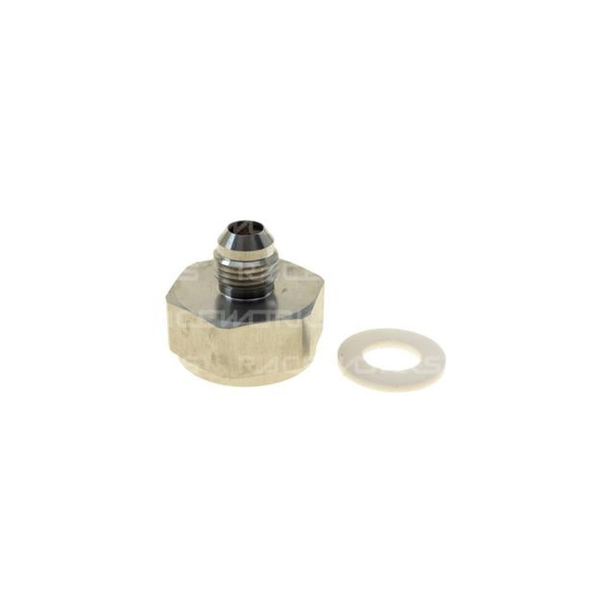 Raceworks AN-6 Stainless Nitrous Bottle Adapter Fits Gen II New Style Bottles