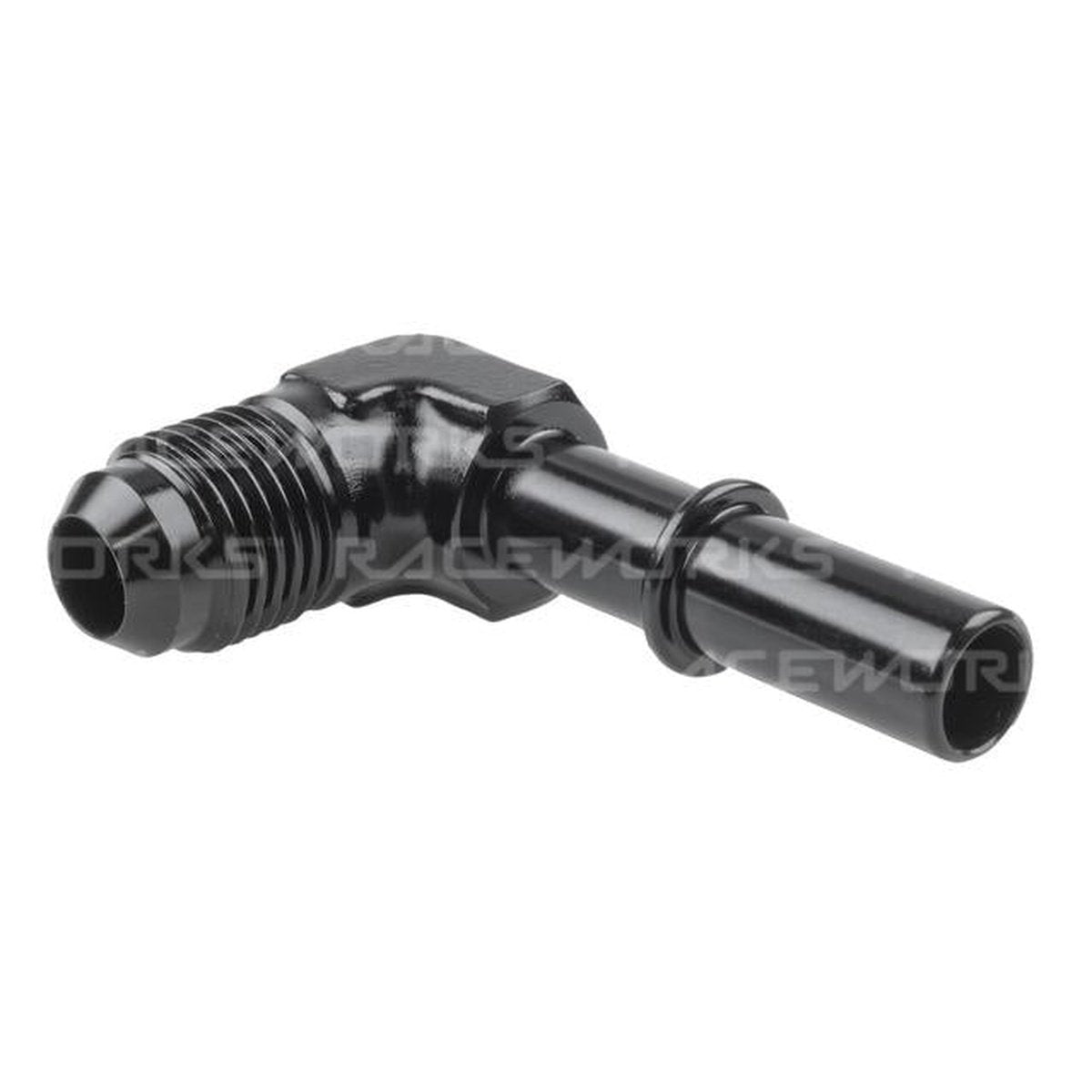 Raceworks An-6 To 5/16" Male Efi Quick Connect 90 Deg