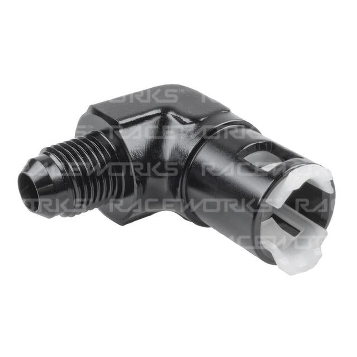 Raceworks An-6 To 5/16" Female Efi Quick Connect 90 Deg