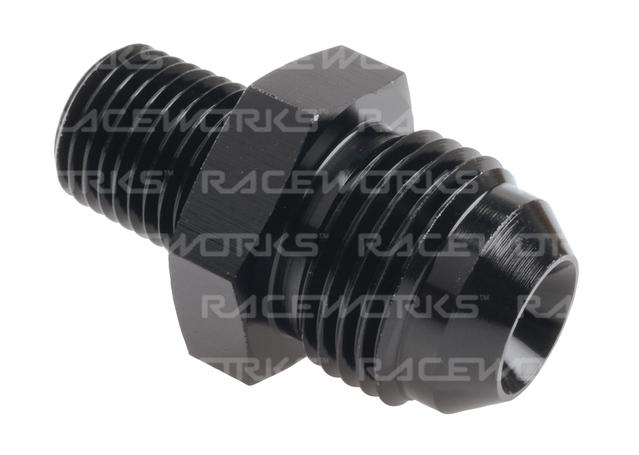 Raceworks An-8 Male Flare To Npt 1/4" Straight