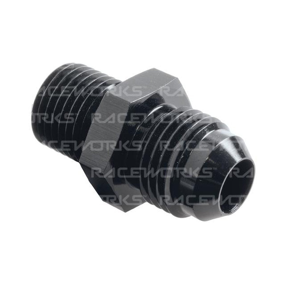 Raceworks Male Flare An-6 To Male Bspp 1/4"