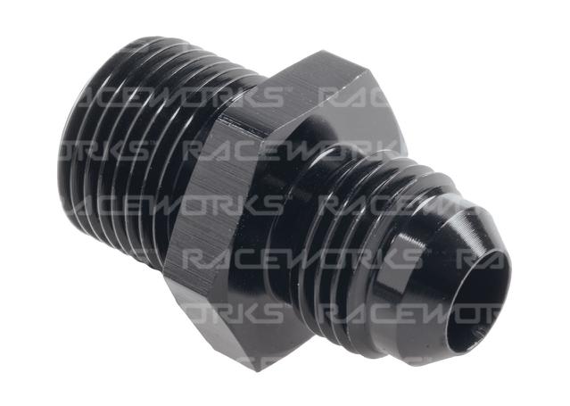 Raceworks Male Flare An-6 To Male Bspp 1/2"